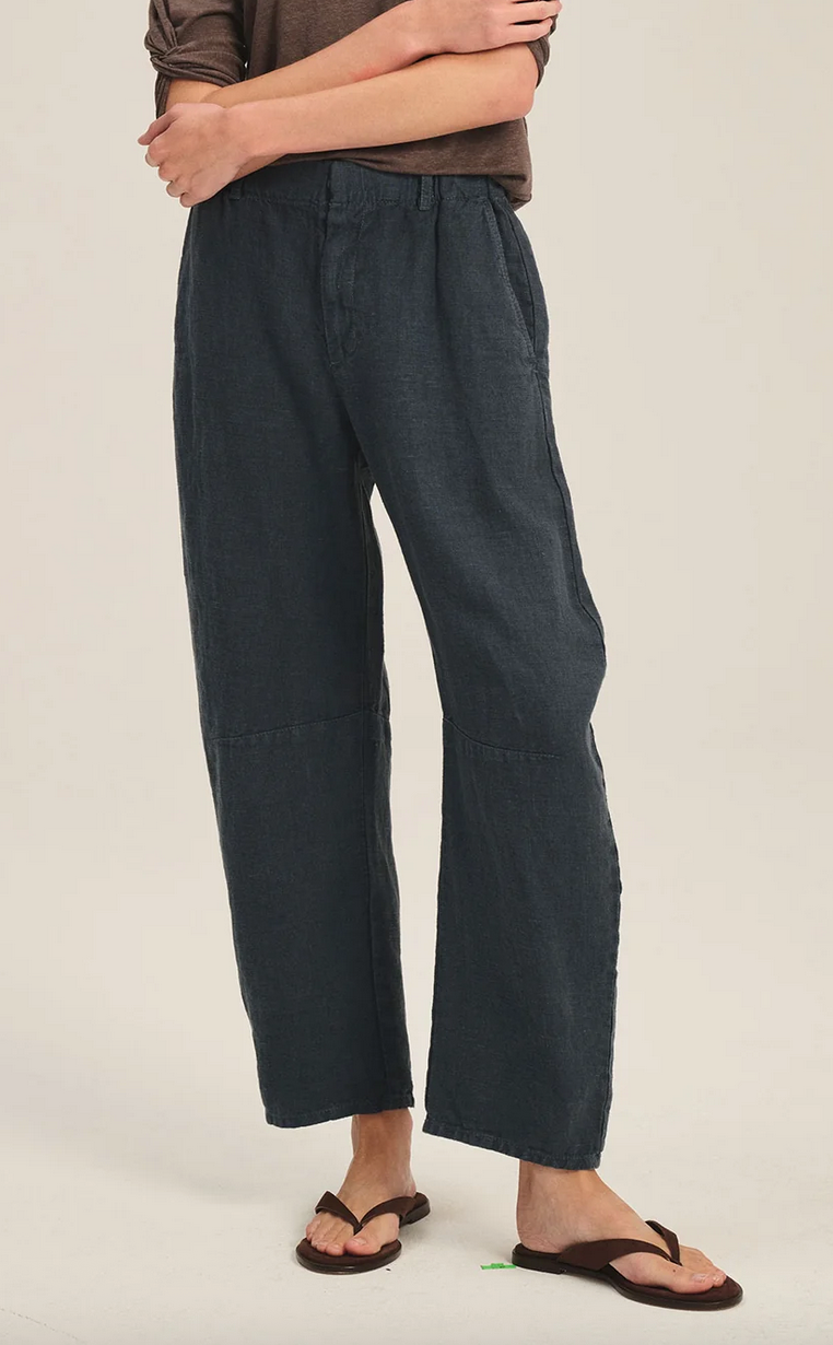 taylor heavy linen pant shadow