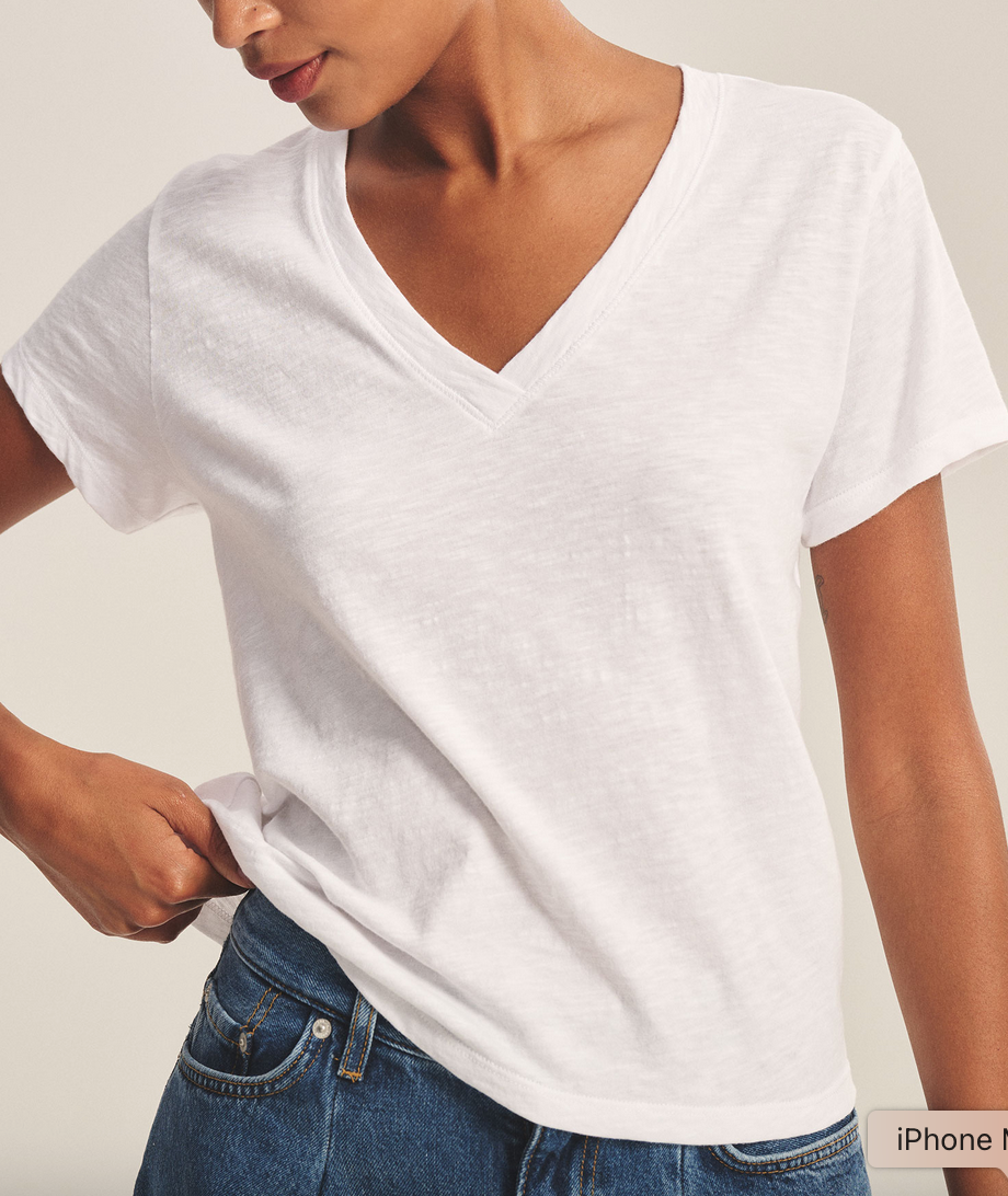 elisha tee white