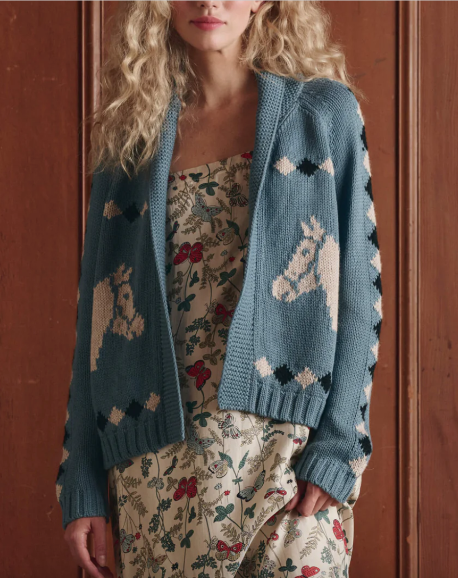 the stable lodge cardigan blue bell