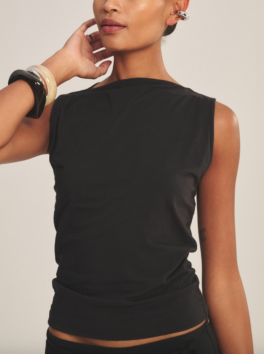 emilia tank top black