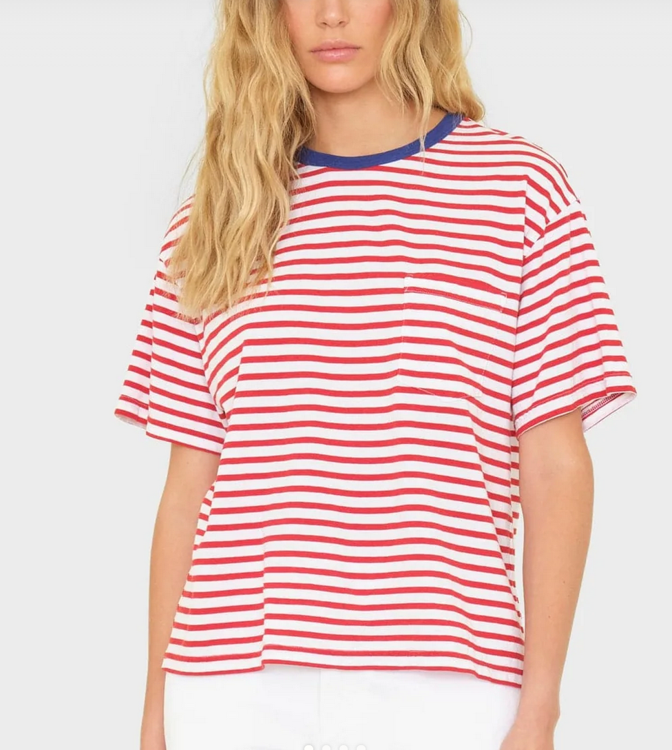 red pop paulina tee