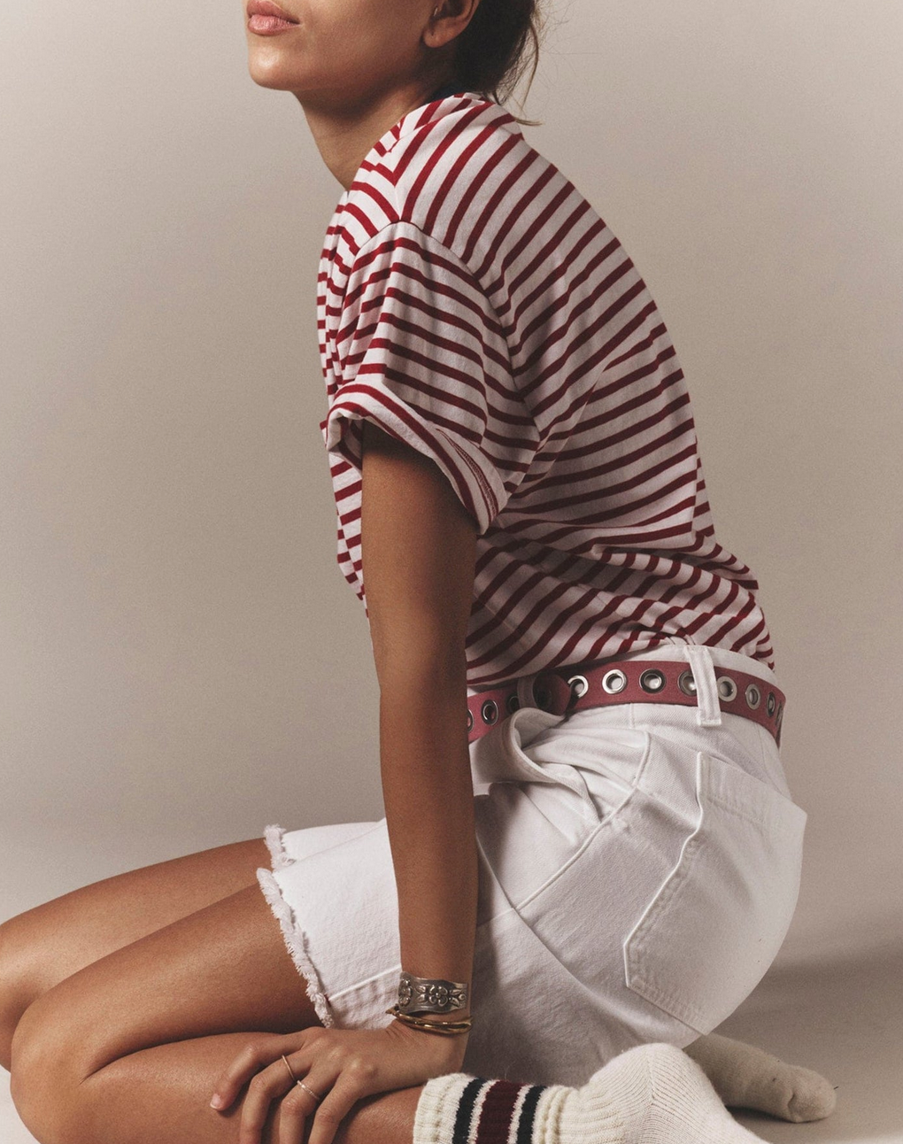 red pop paulina tee