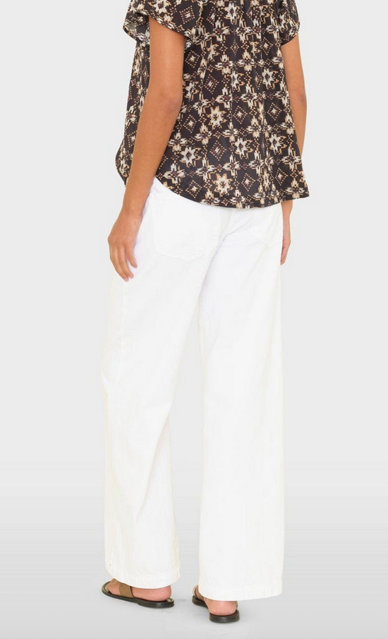 white nixon denim pant