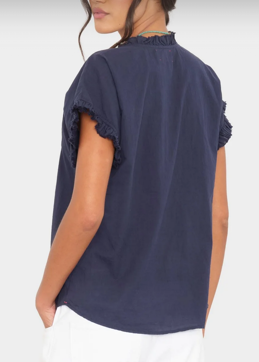 navy darcy top
