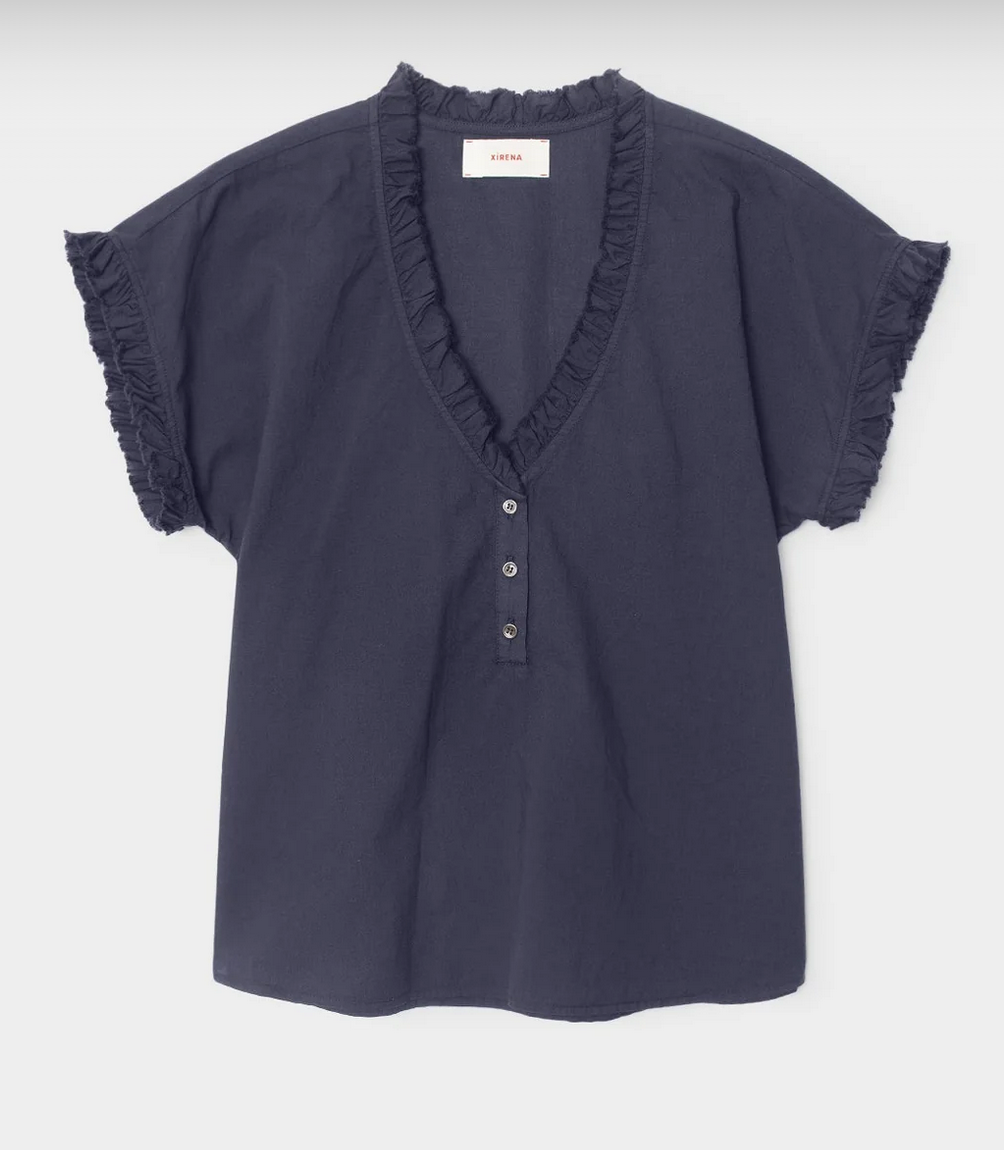 navy darcy top