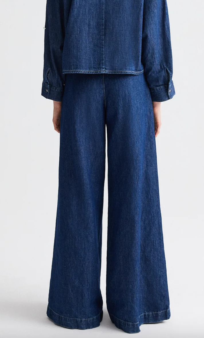dark stone dillon jean in cotton linen denim
