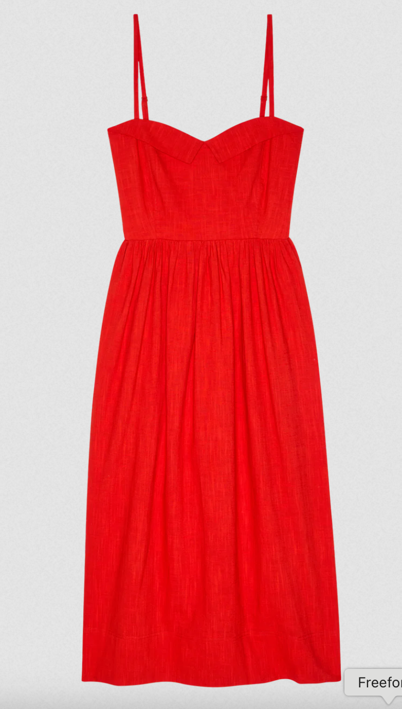 the verse dress hot red