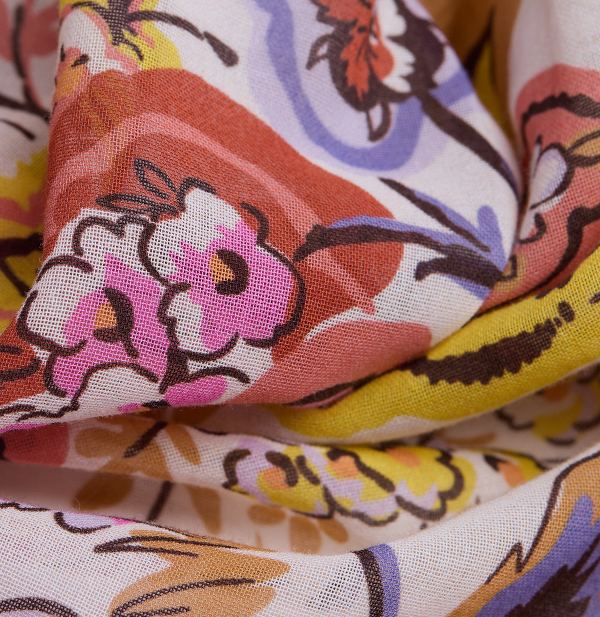 square scarf 70 pagode off white