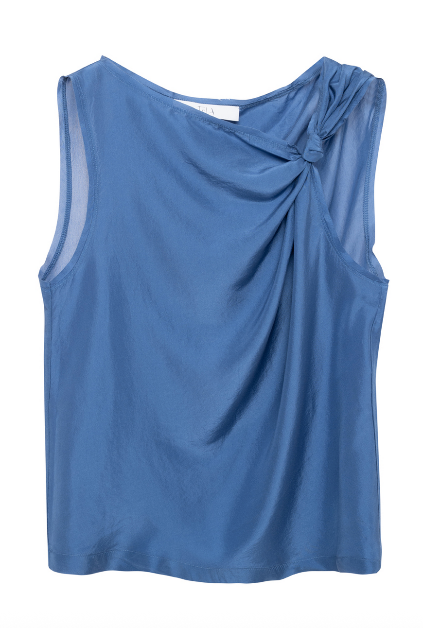 Cody sleeveless top ink blue