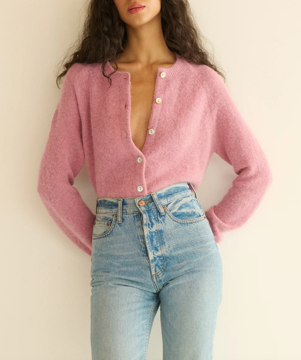 petra cardigan rosebud