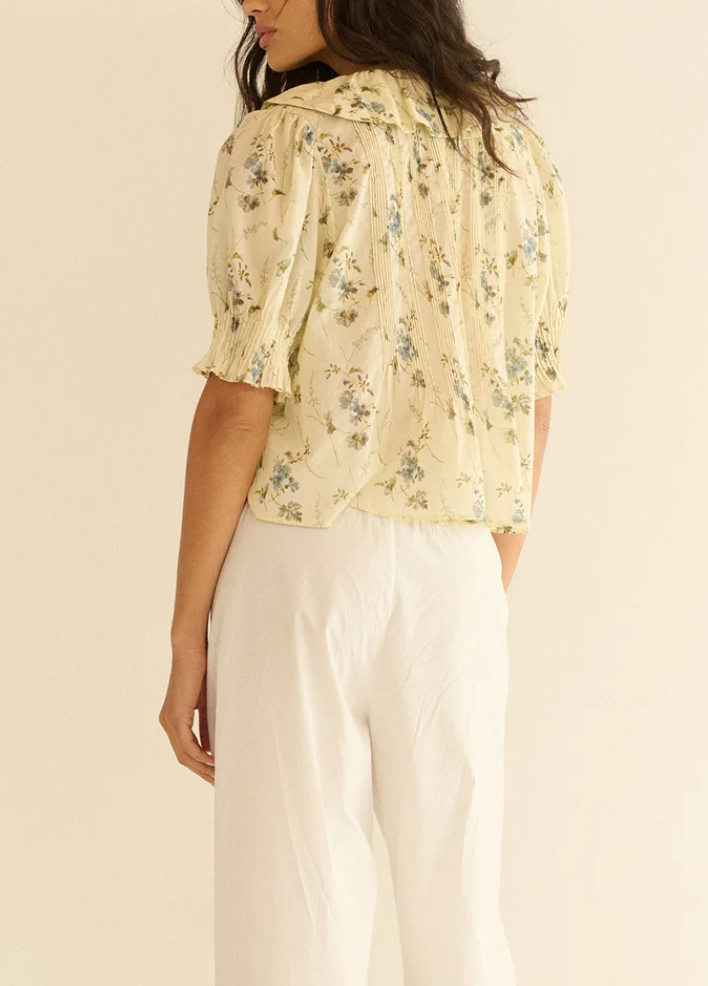 henri top in sunshine prairie rose