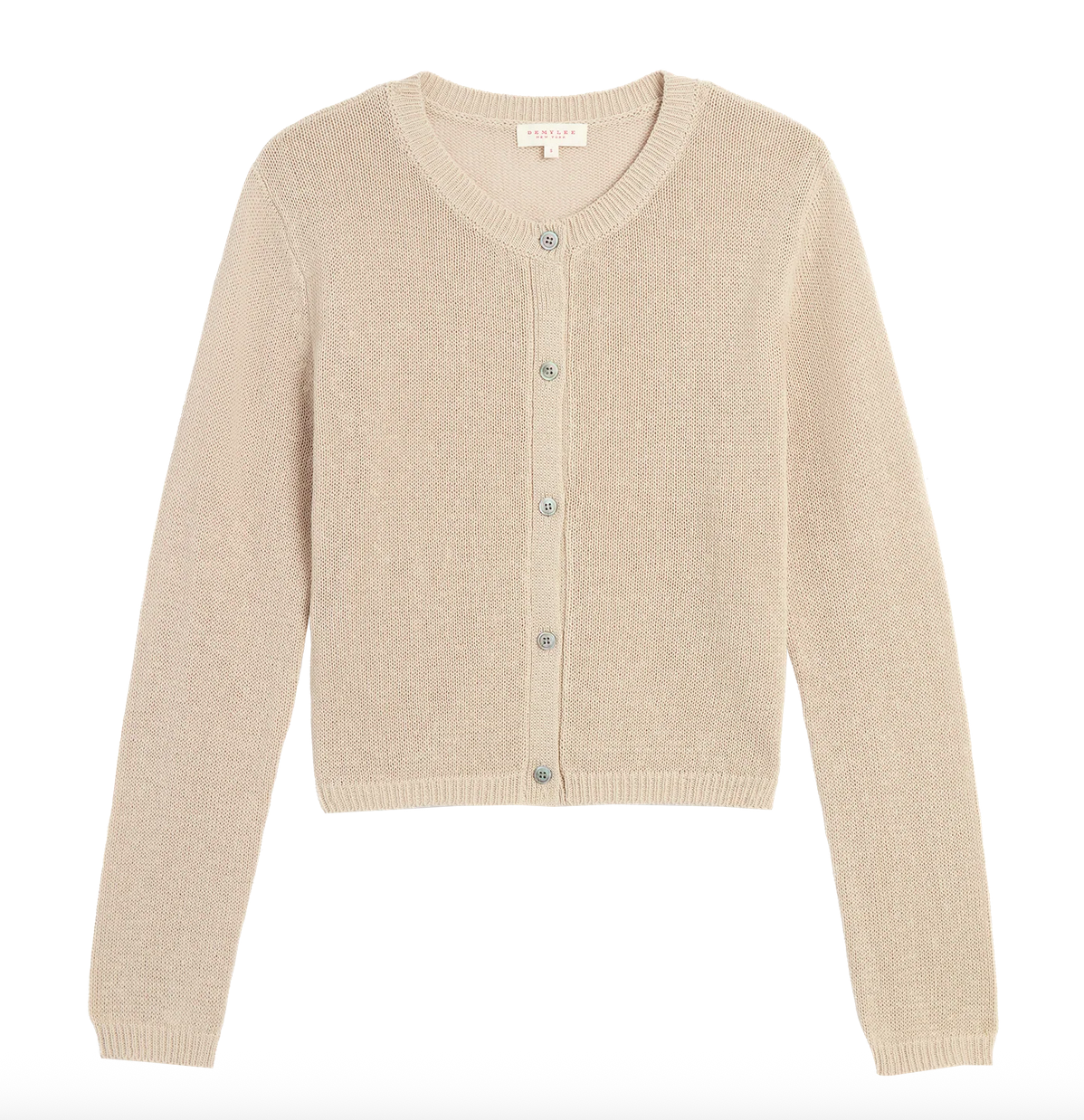 josie cotton linen cardigan pearl barley