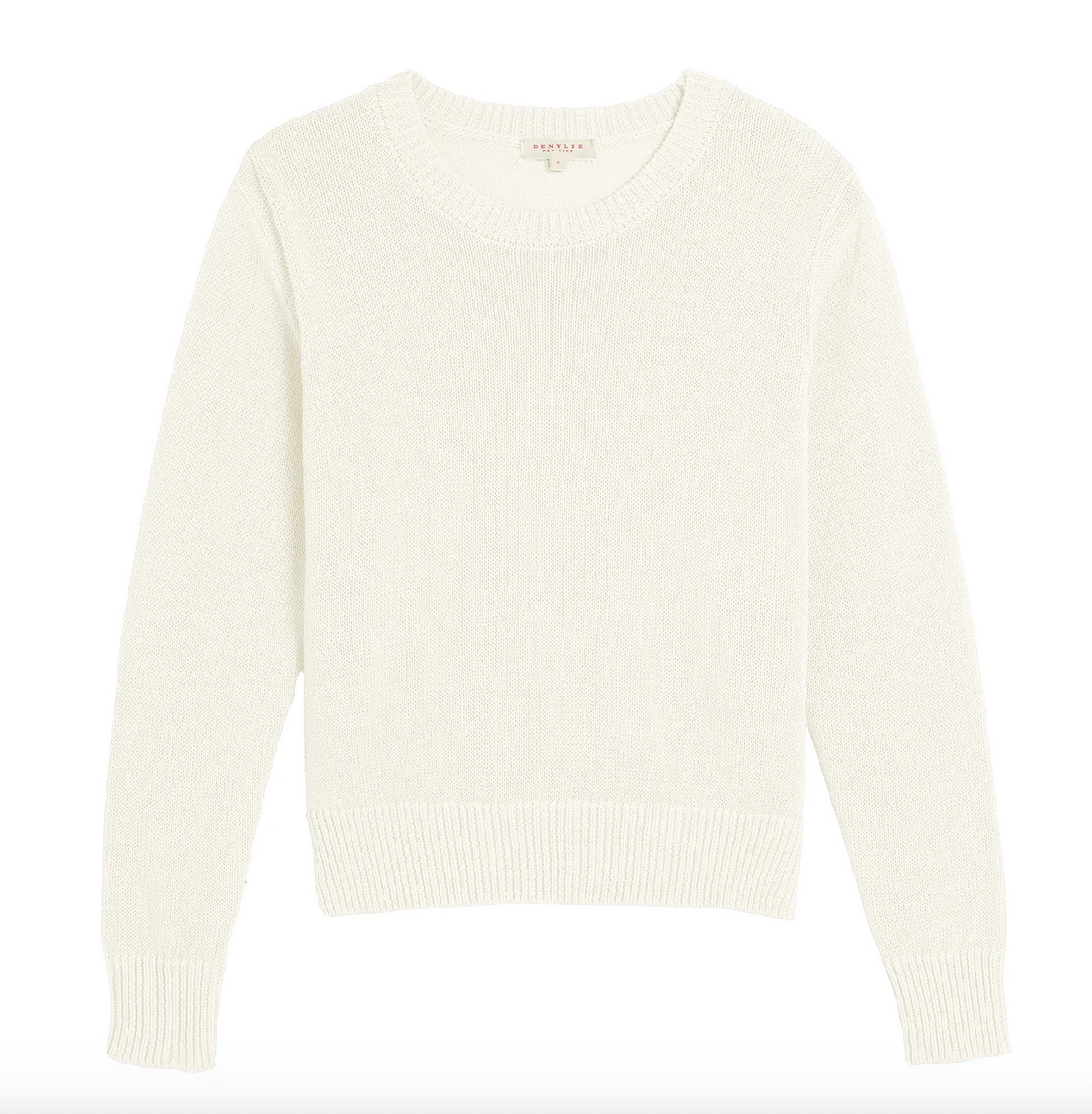 lana cotton linen sweater off white