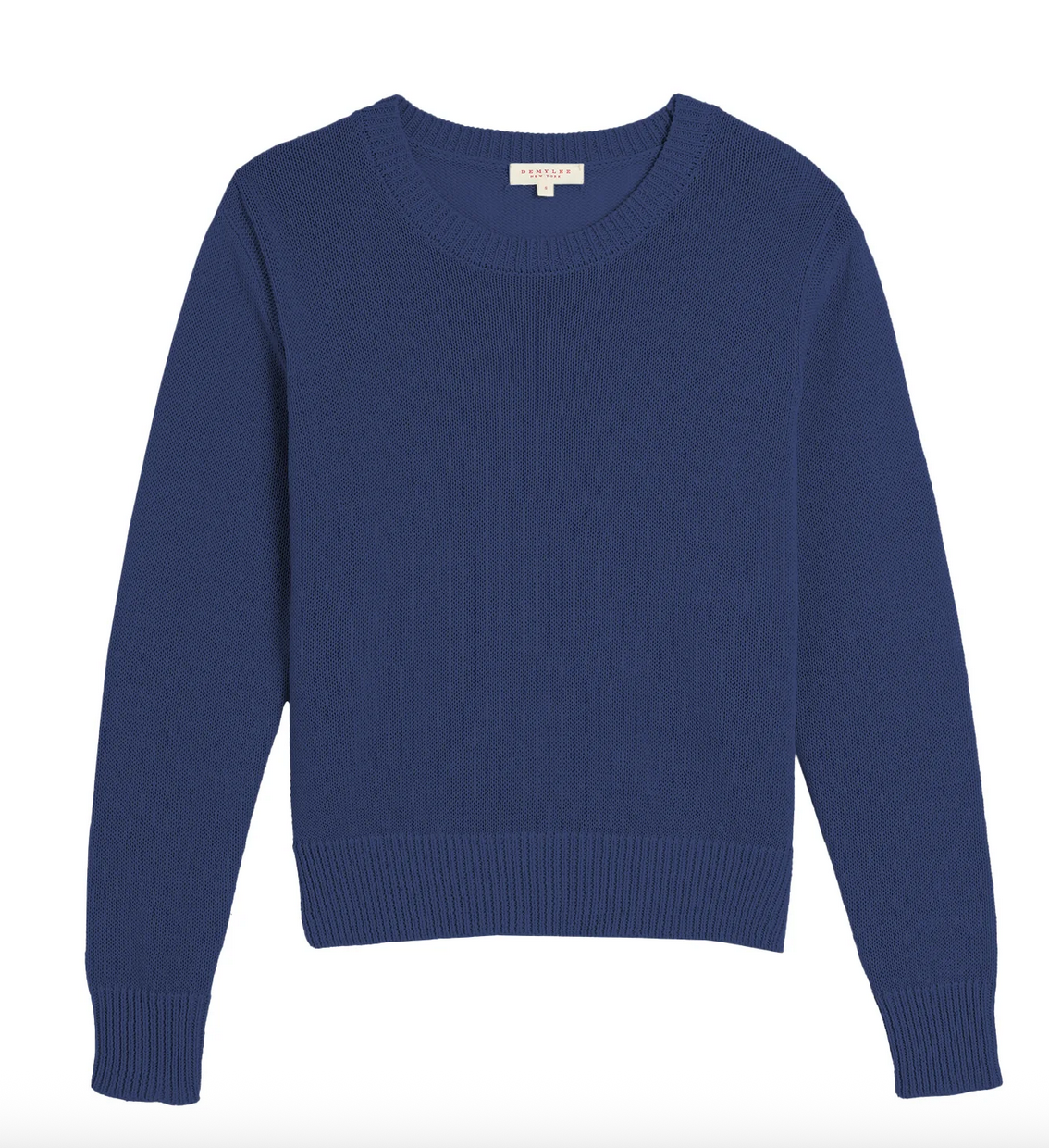 lana cotton linen sweater indigo