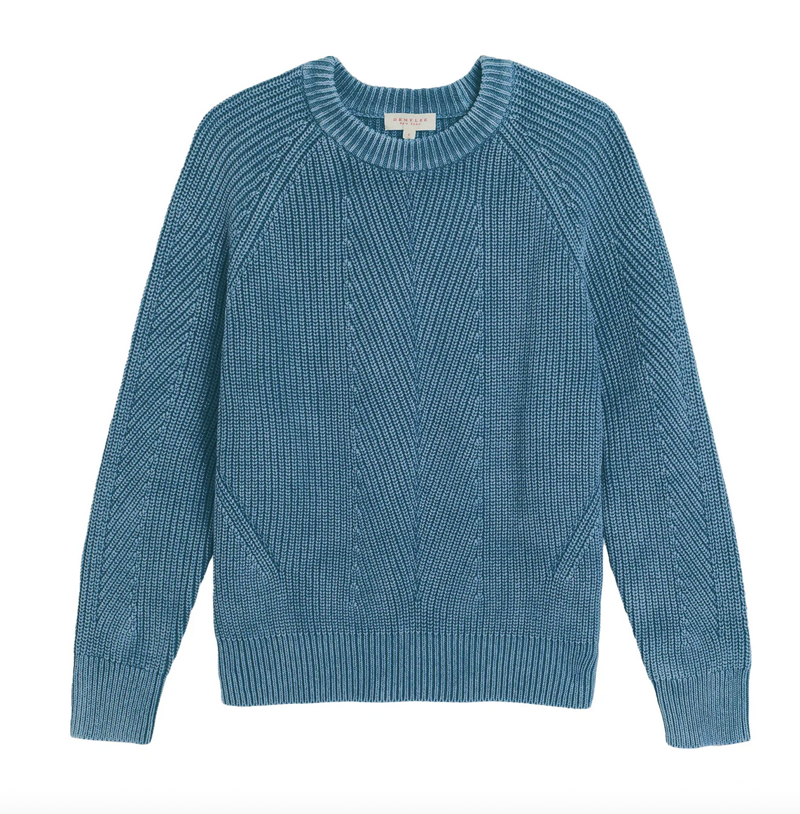 chelsea washed cotton sweater denim
