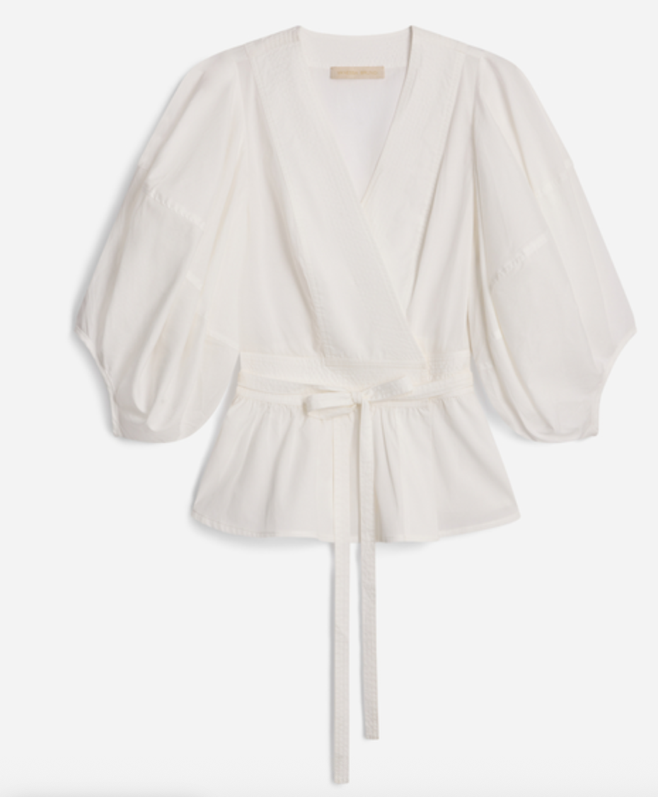 gunner blouse ecru