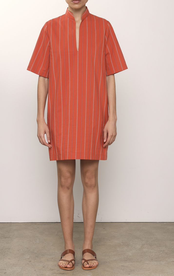 Griotte short dress paprika
