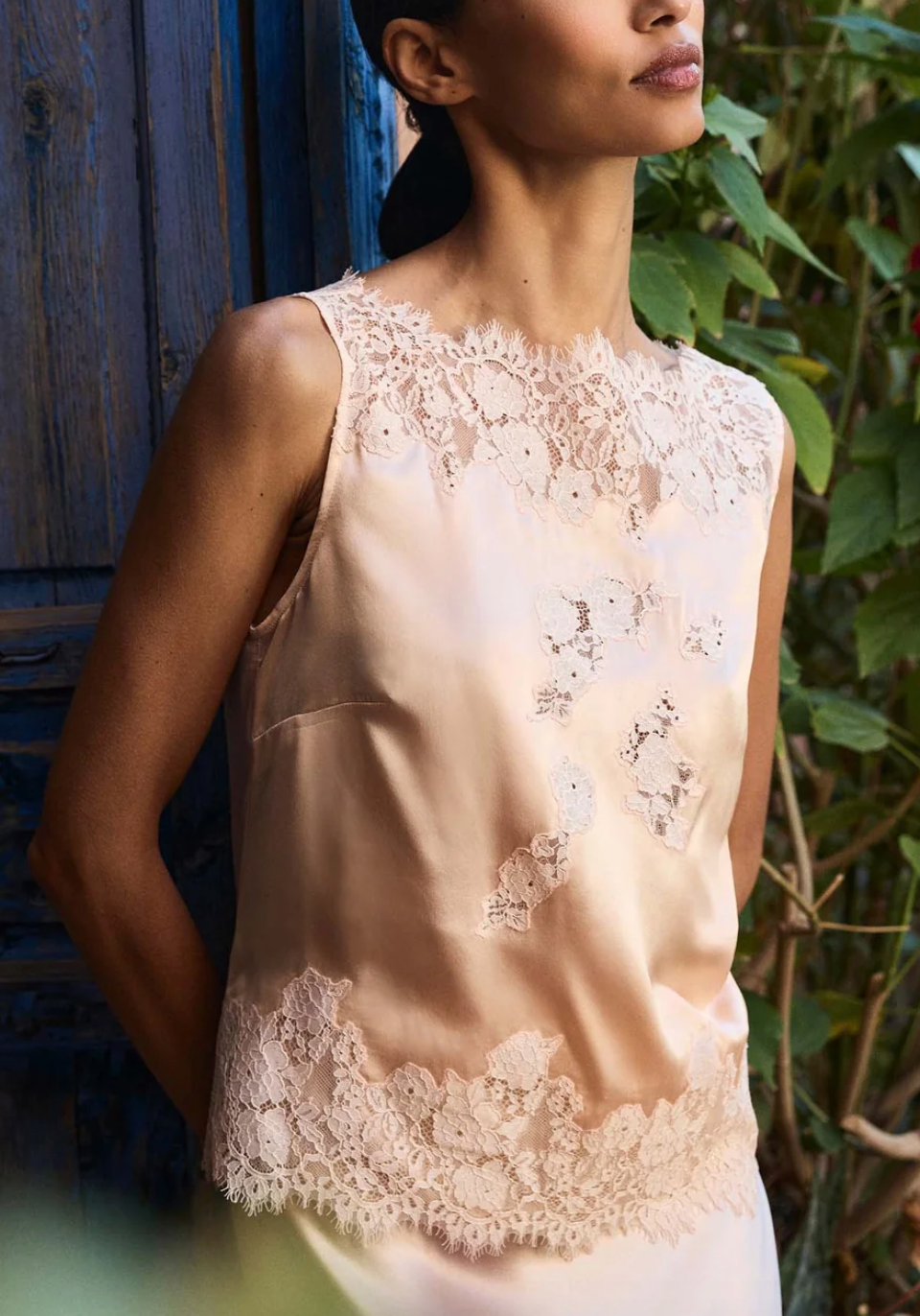 Viviane top peach sorbet