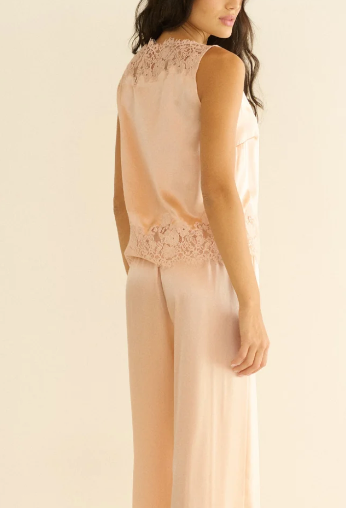 Viviane top peach sorbet