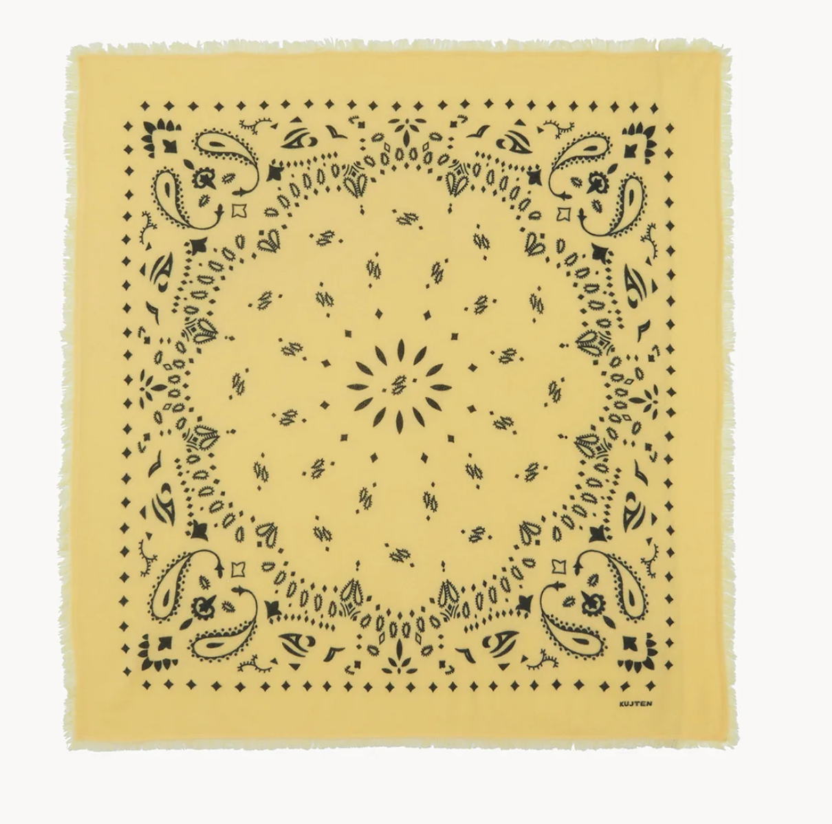 large anise printed cashmere bandana