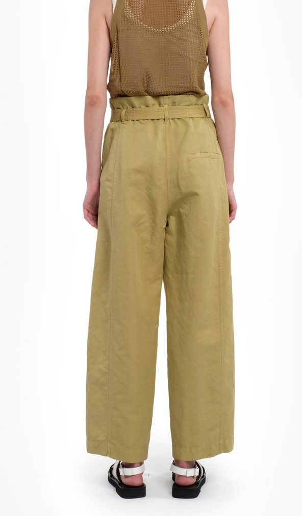 Eliot straight leg pistachio trousers