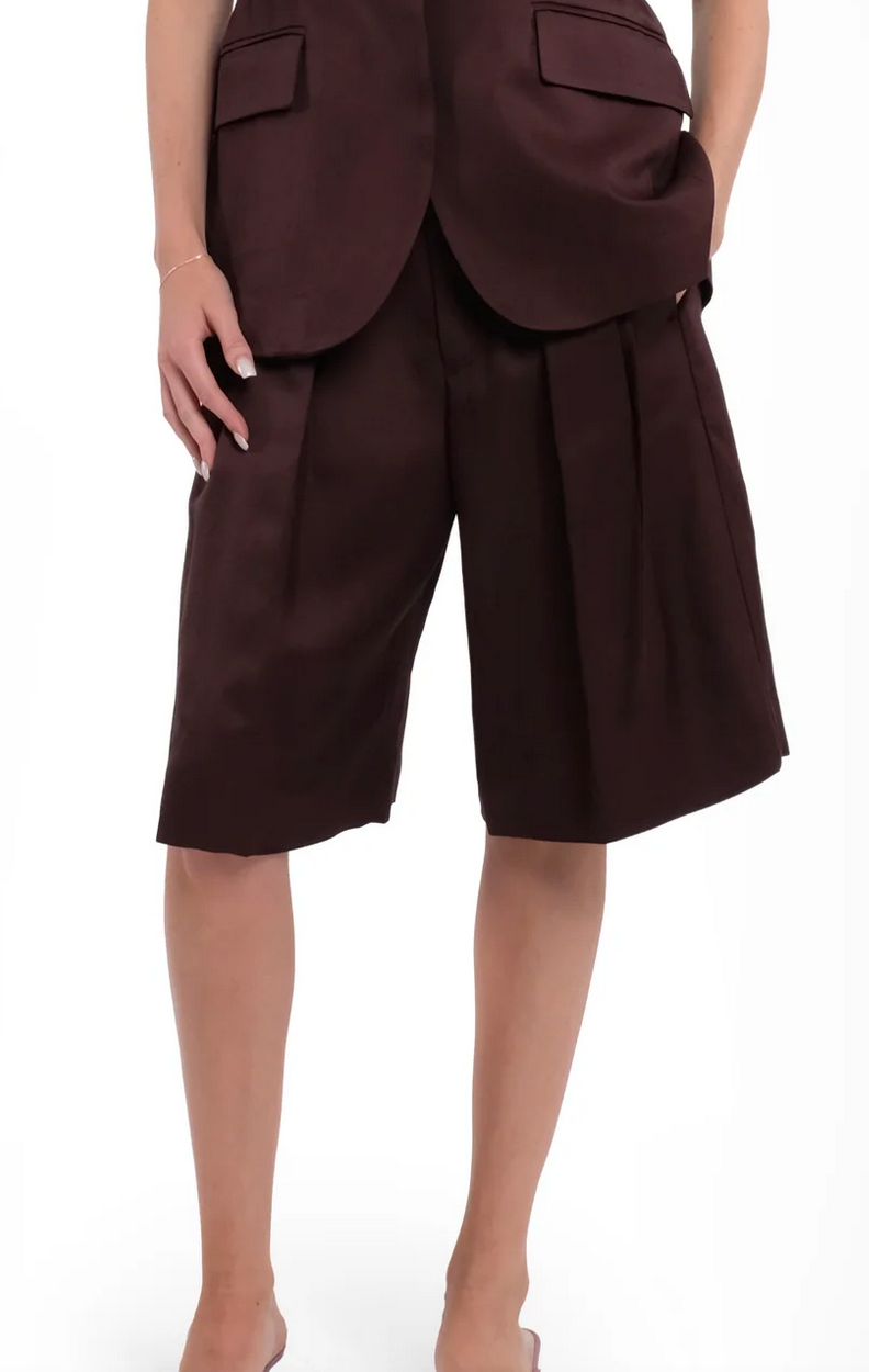 Bermuda shorts plum