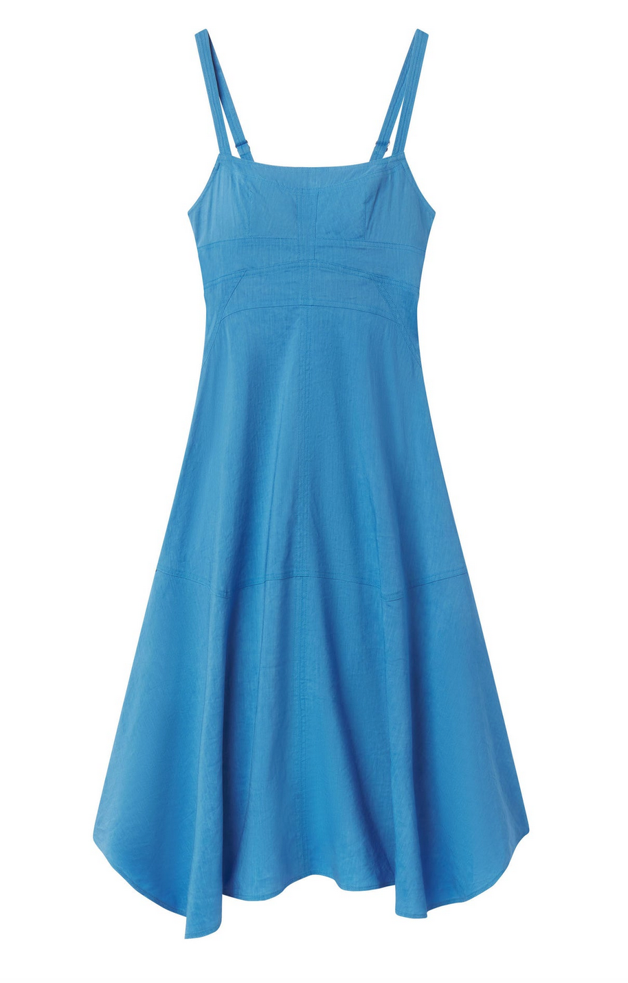 Harlow Linen Midi Dress Tahoe Blue