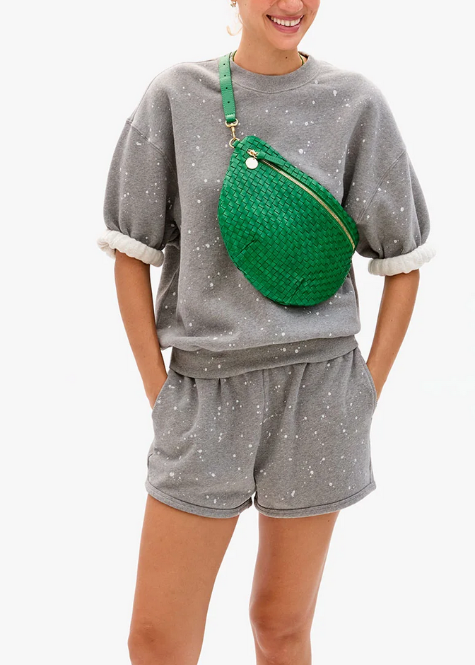 grande fanny grass woven checker