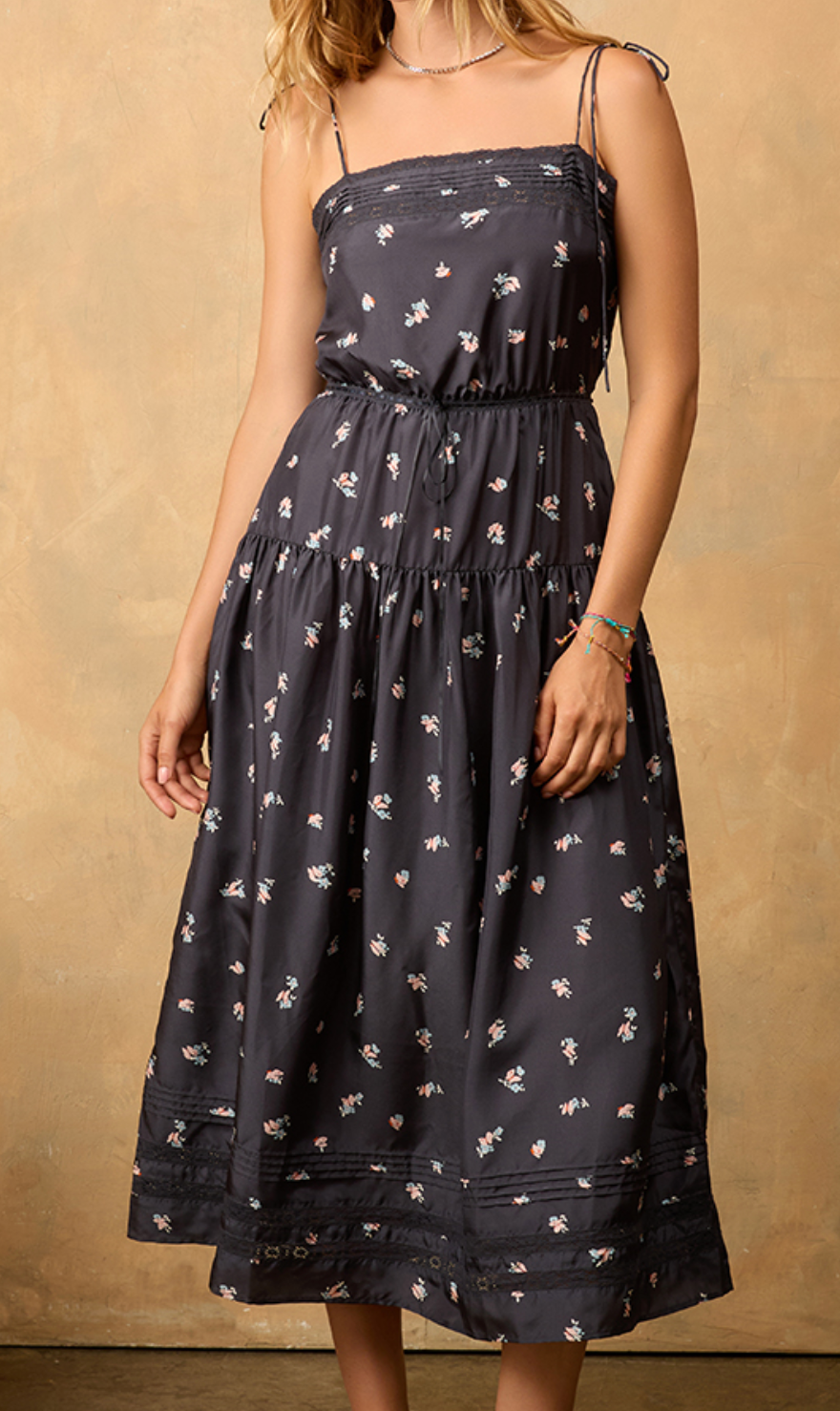 petra papillon silk dress