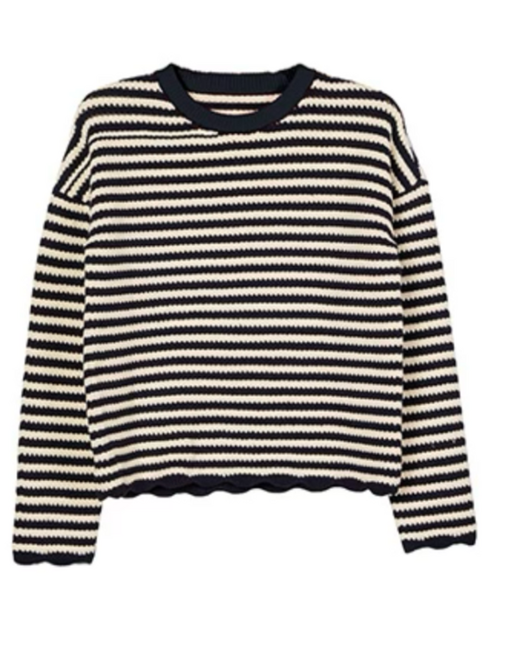 Febo navy stripe pullover