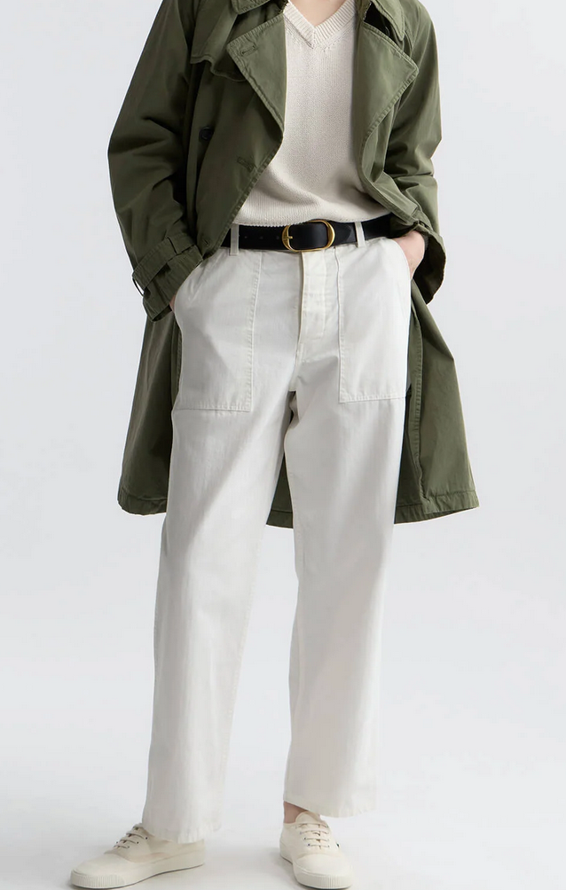 earl cotton pant vintage cream
