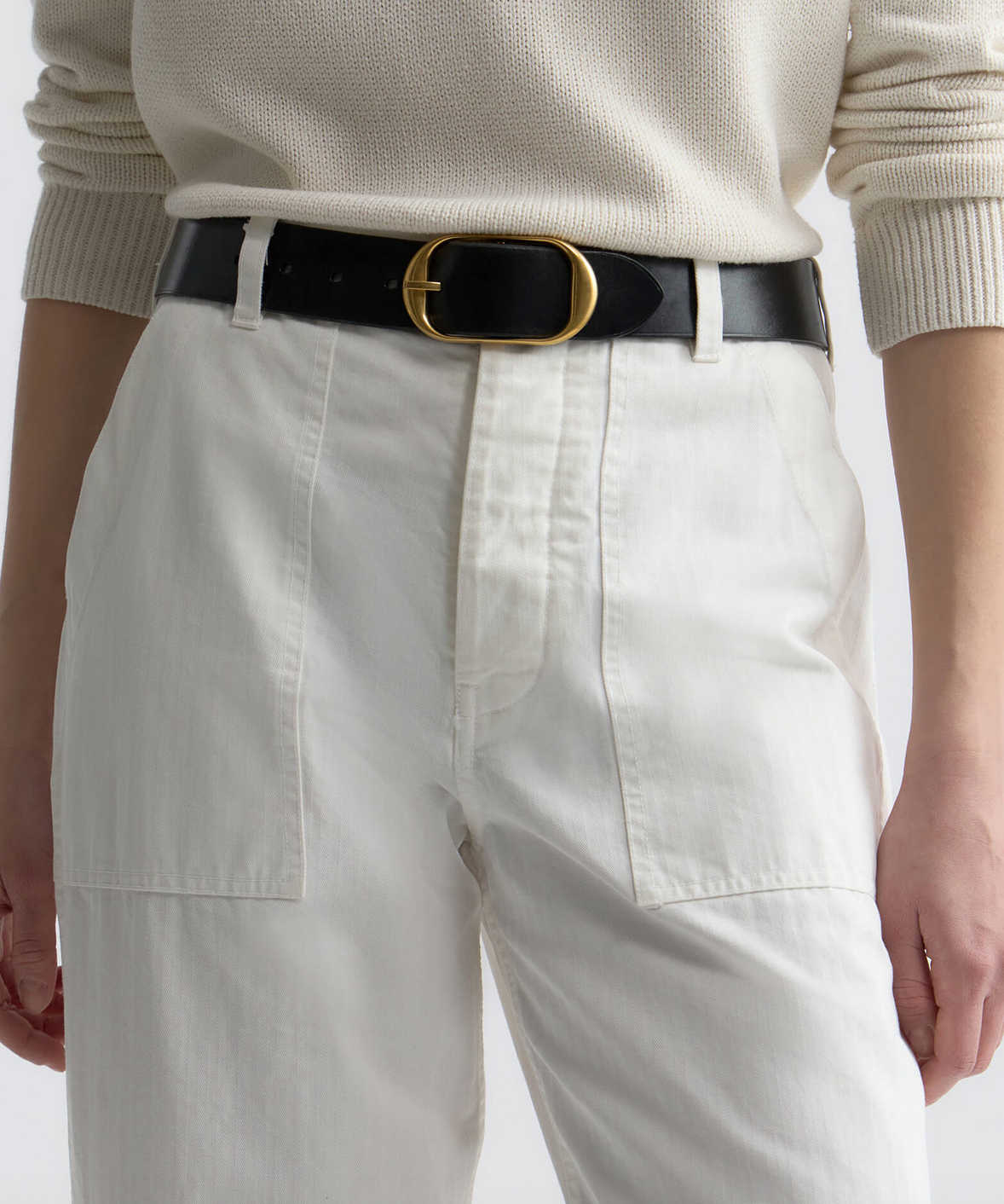 earl cotton pant vintage cream