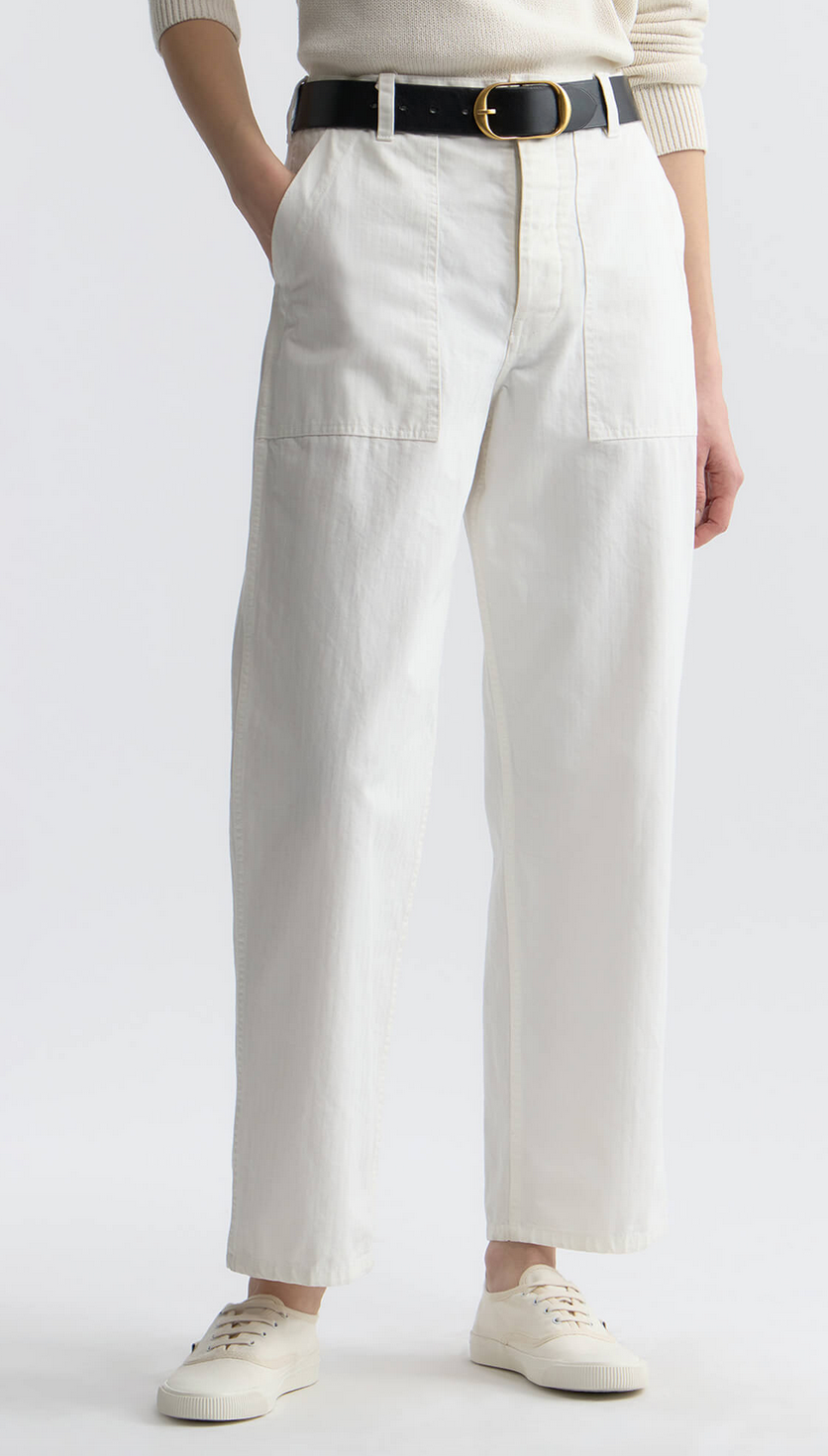 earl cotton pant vintage cream