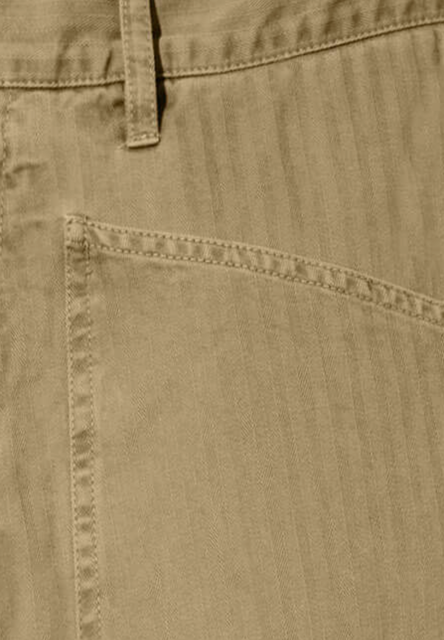 shon herringbone pant french khaki