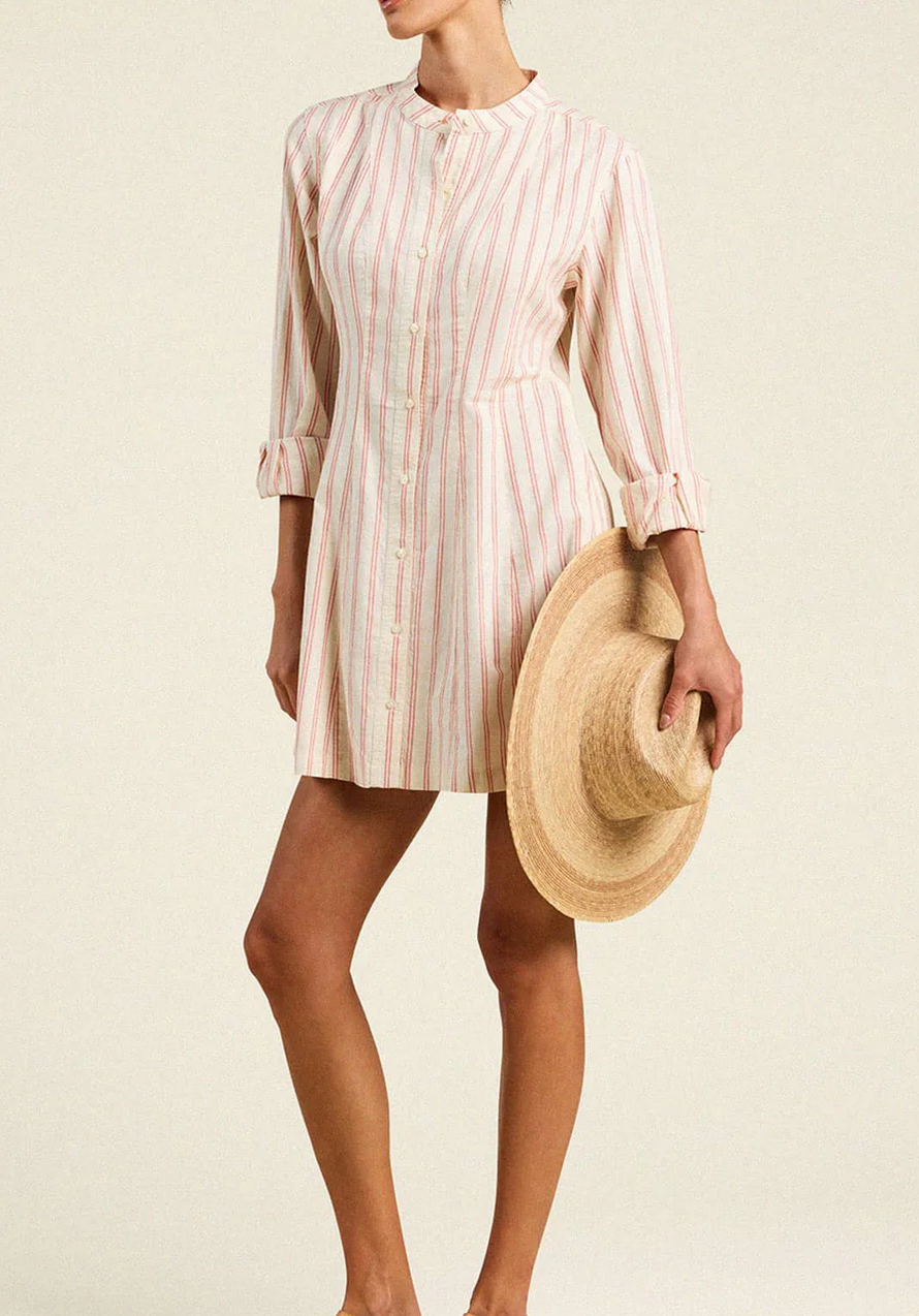 marina dress porto stripe