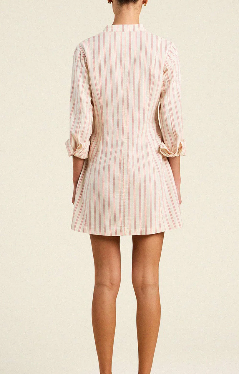 marina dress porto stripe
