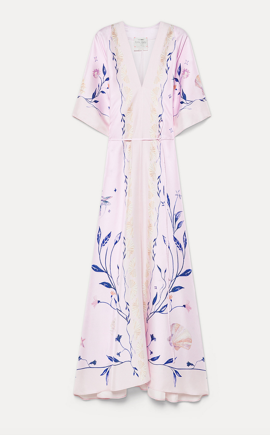 deliverance print kaftan dress in sweet