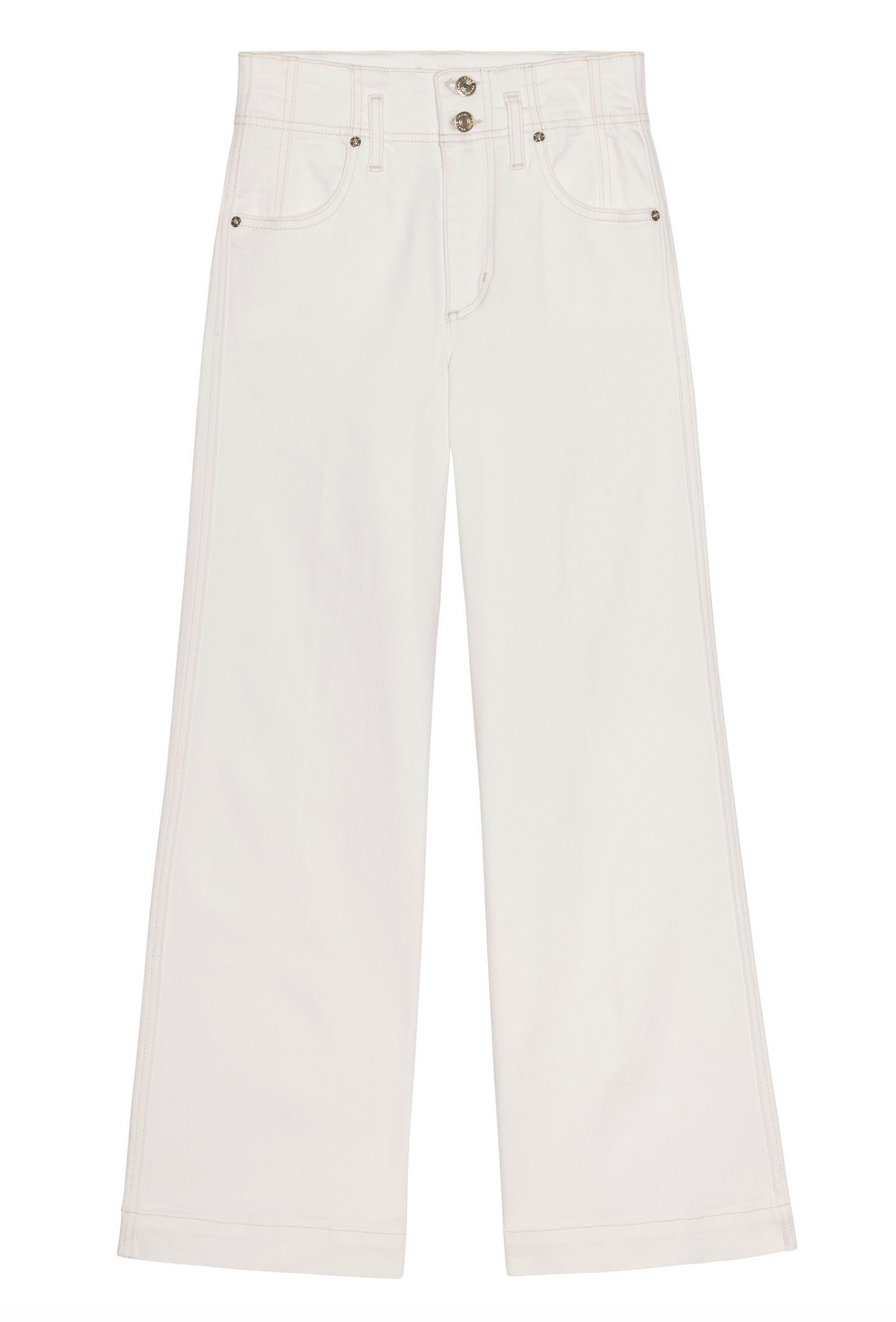 the seamed wide trouser crop au natural clean