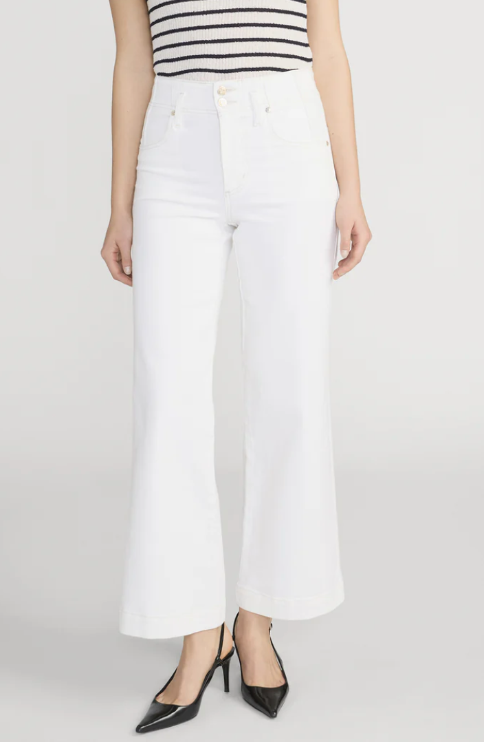 the seamed wide trouser crop au natural clean