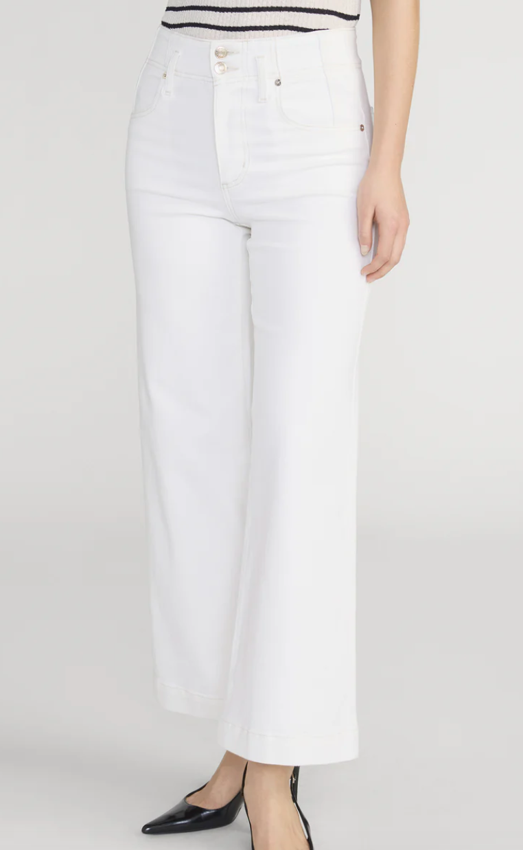the seamed wide trouser crop au natural clean