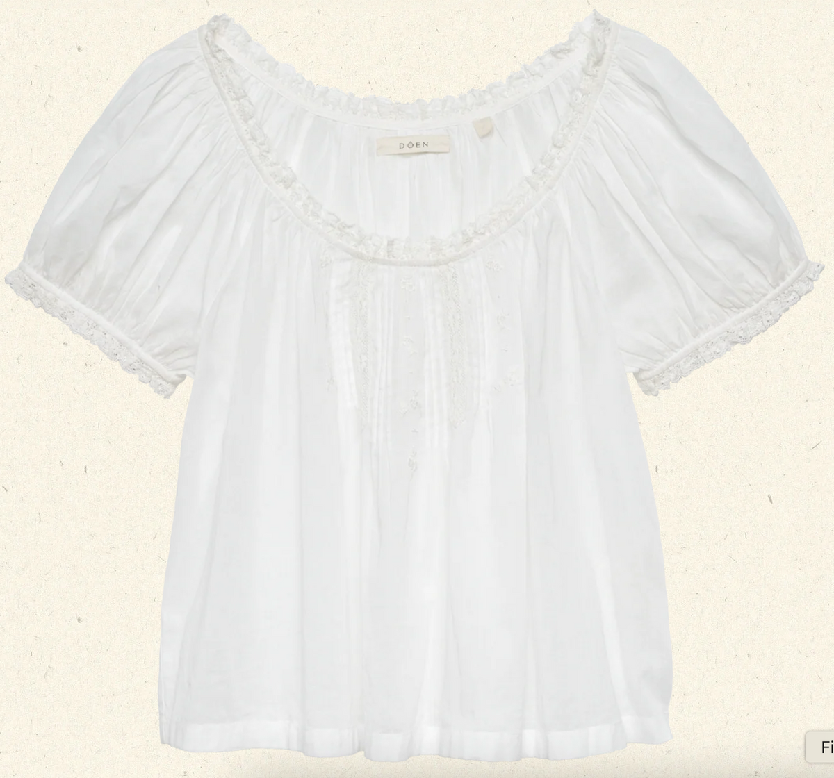 Frederica Top Creme Citron