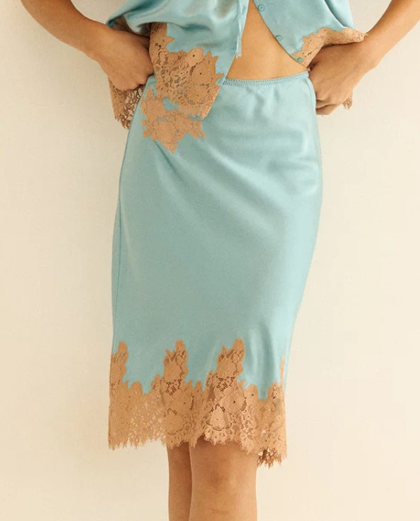 Elowette Skirt Deep Aquamarine