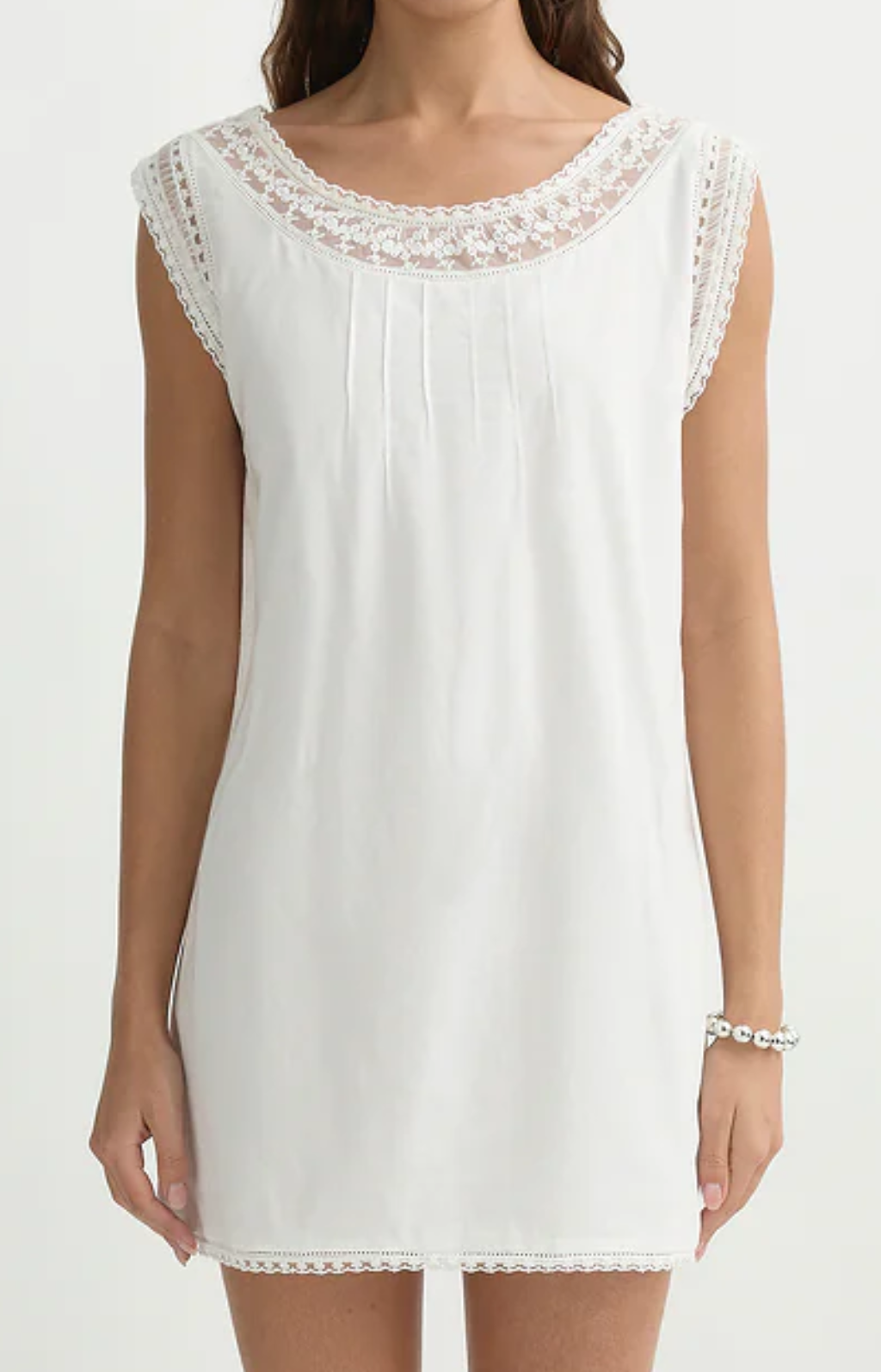 Danielle Mini Dress Vintage White
