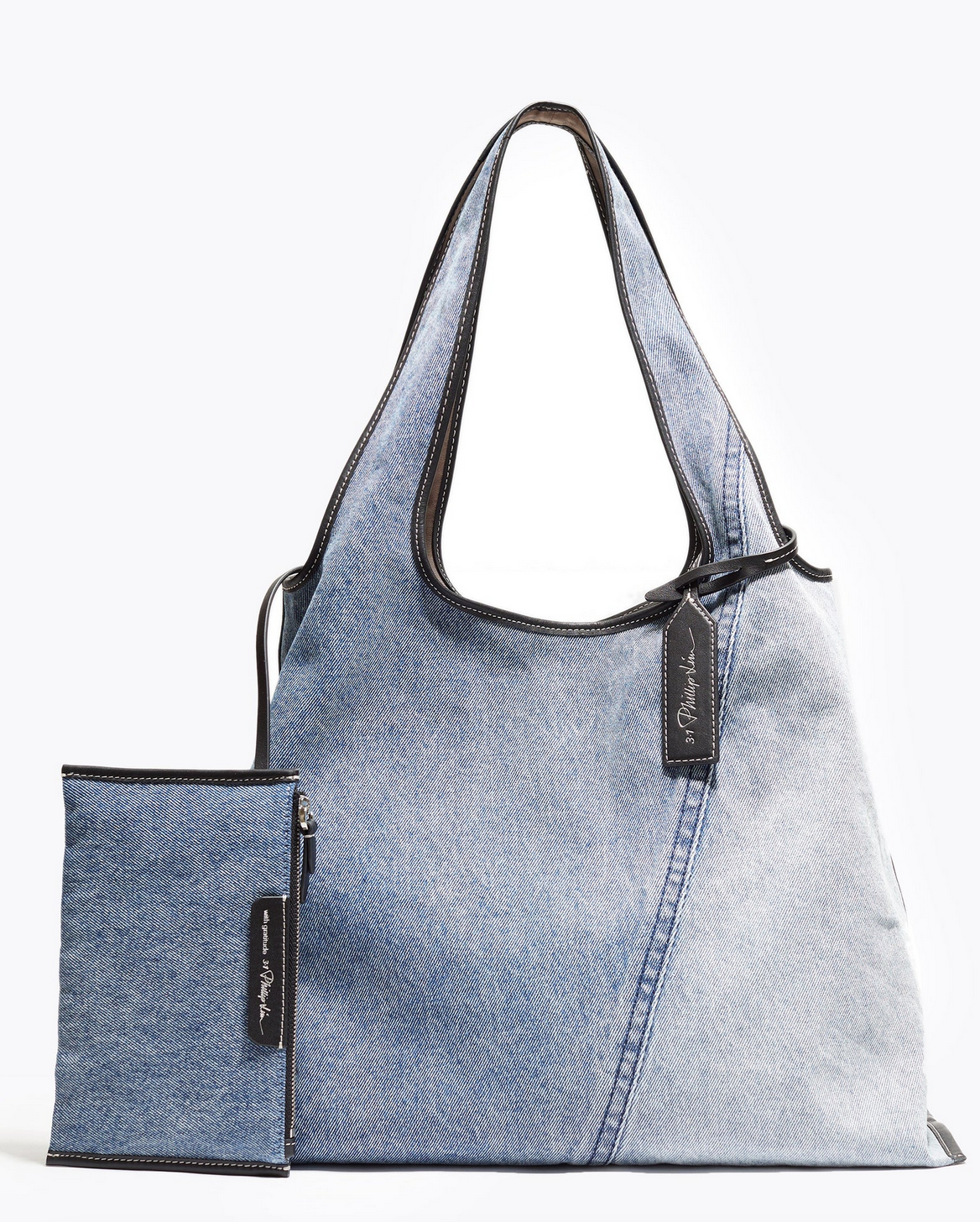 denim market tote