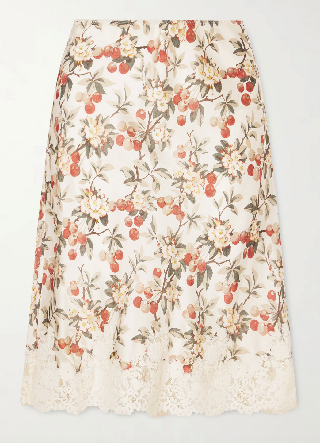 Elowette Skirt Cerise Et Fleur