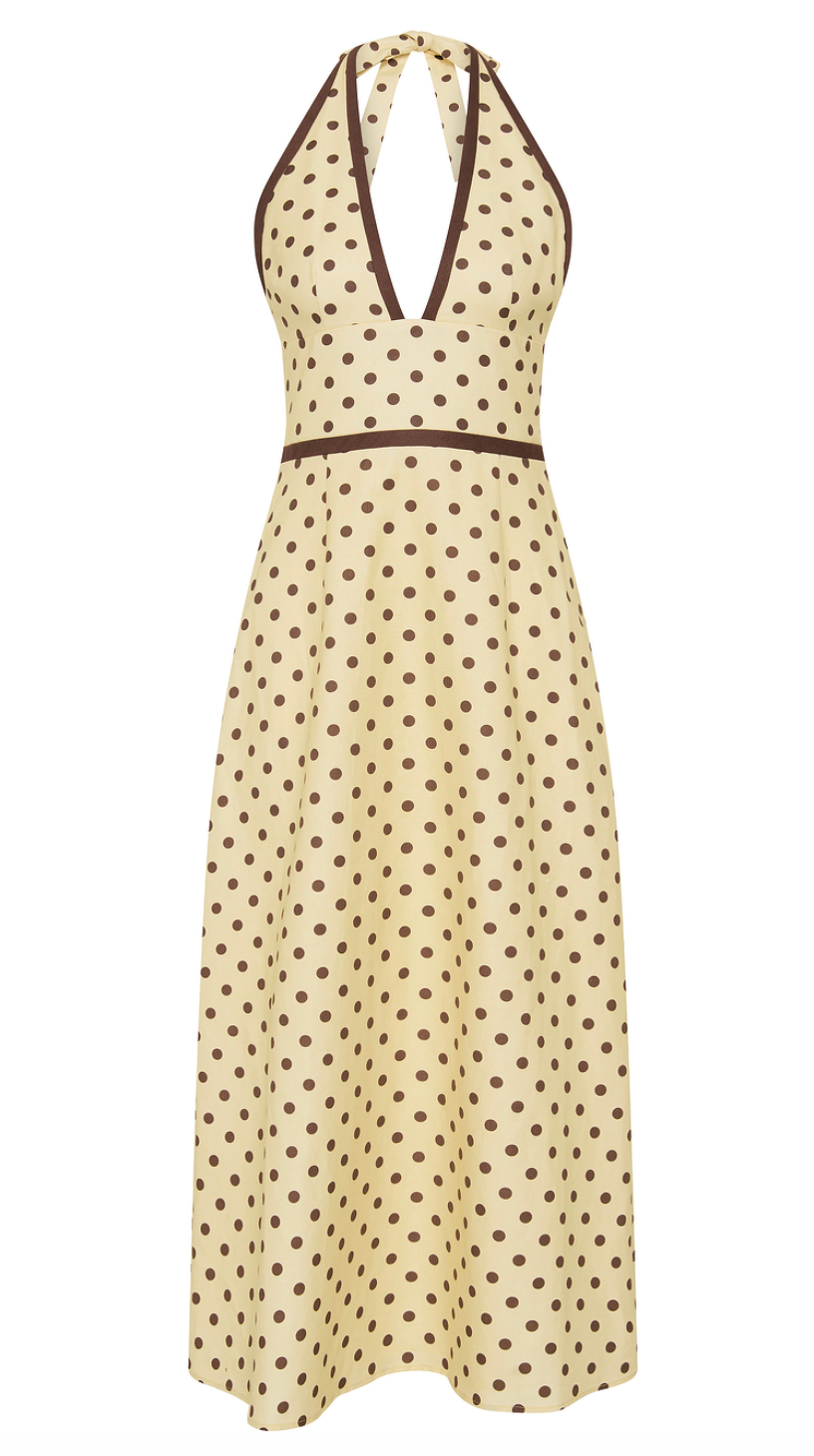 Bowie dress vanilla chocolate