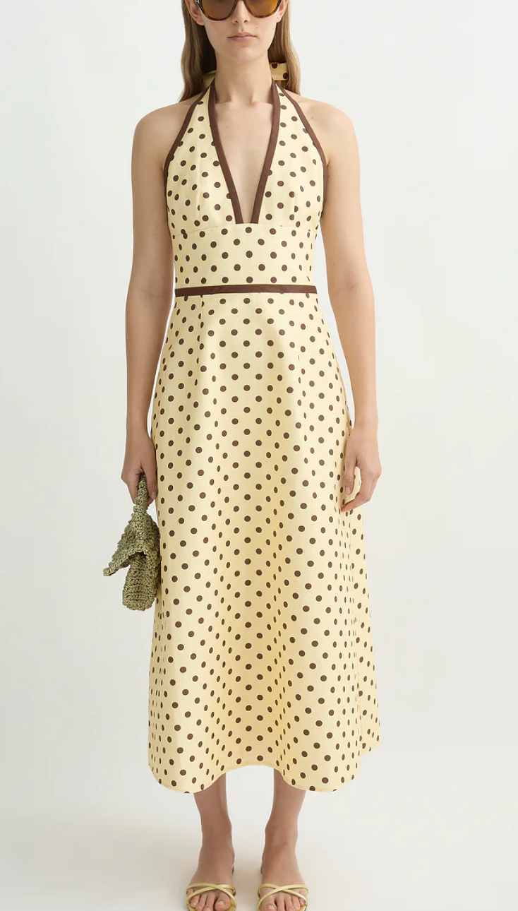 Bowie dress vanilla chocolate
