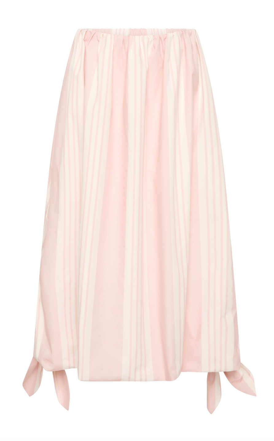rosie skirt pink stripe