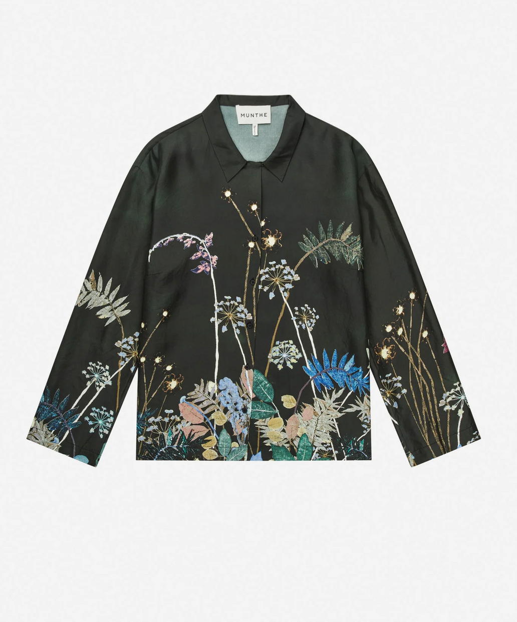 Faiza top print black