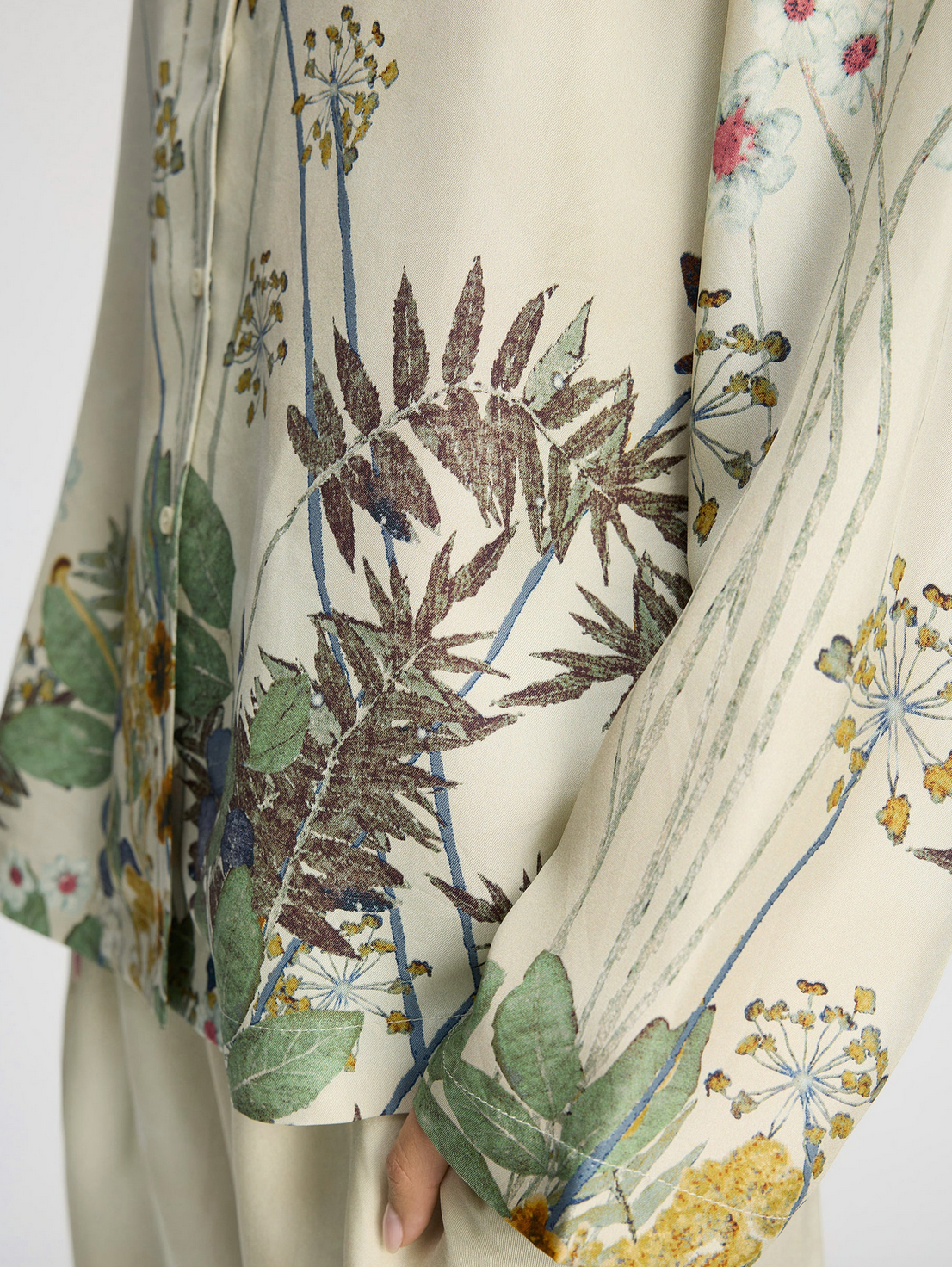 Faiza top cream print